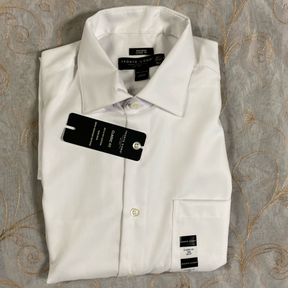 Pronto uomo Classic Fit Tall 16 1/2  36/37